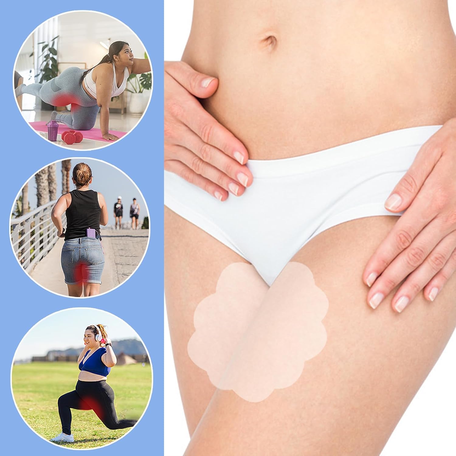 Patch-uri Anti-Frecare Invizibile + Culoarea pielii