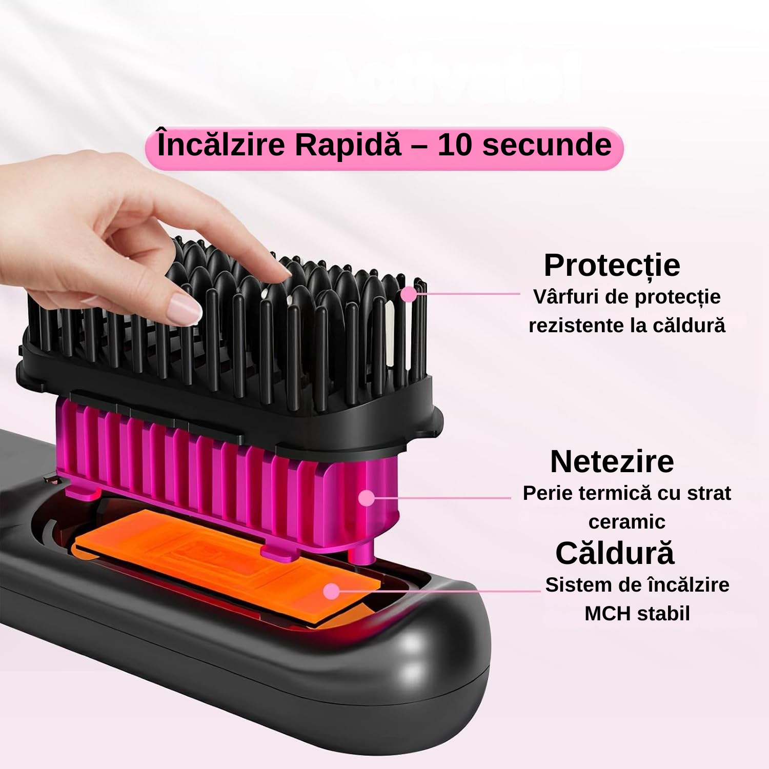 Perie Magică de Îndreptat Părul